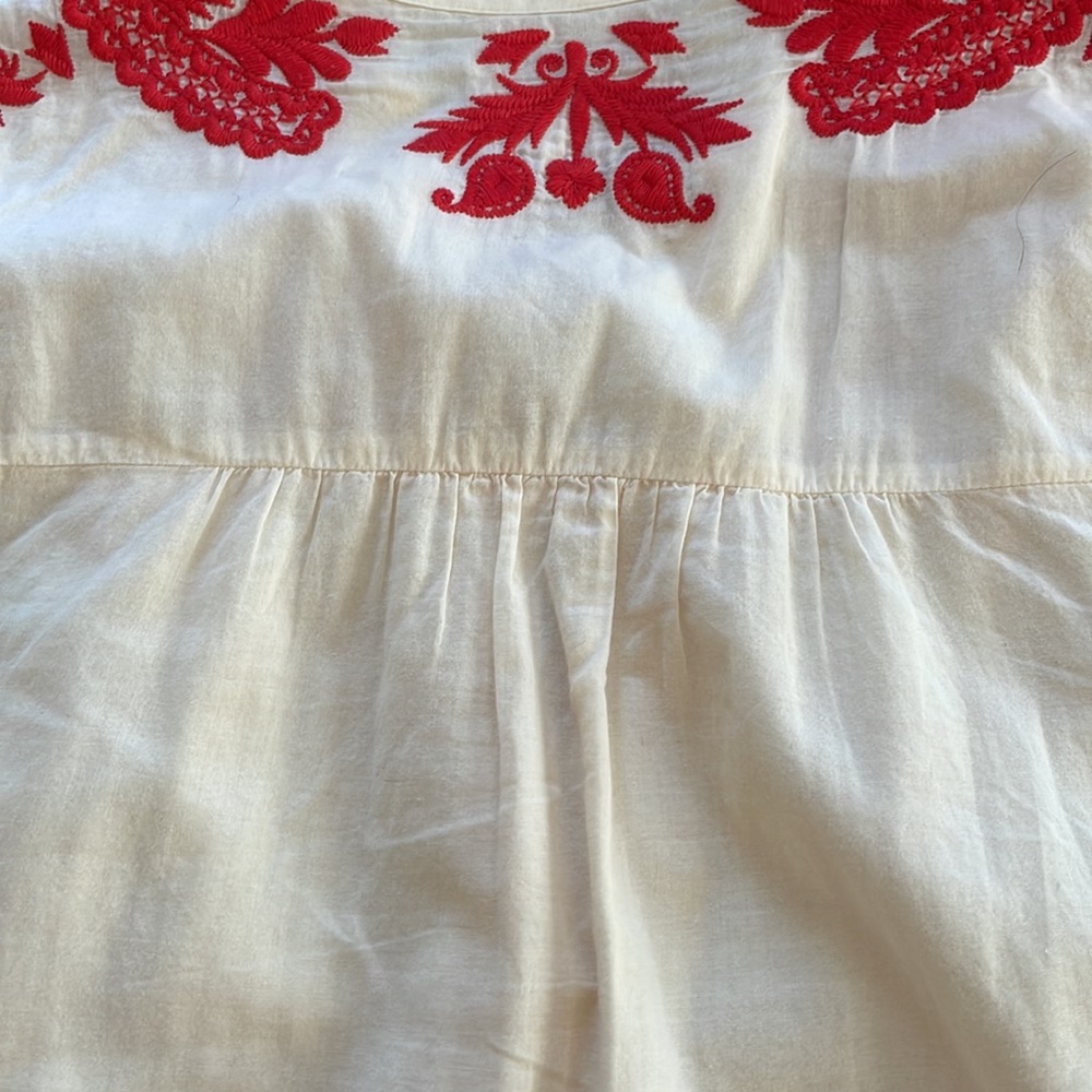 J Crew Embroidered Top - Picture 7 of 7